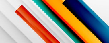 Gölge çizgileri, modern formlar, dikdörtgenler, kareler ve akışkan eğimlere sahip geometrik soyut arkaplanlar. Parlak renkli çizgiler serin arkaplanlar