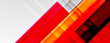 Gölge çizgileri, modern formlar, dikdörtgenler, kareler ve akışkan eğimlere sahip geometrik soyut arkaplanlar. Parlak renkli çizgiler serin arkaplanlar