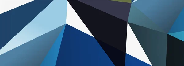 3d mozaika abstrakcyjne tła, niski kształt poli geometryczny projekt — Wektor stockowy