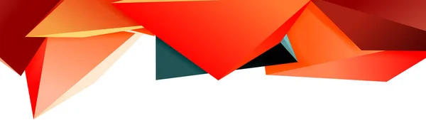 Triangle mosaïque fond abstrait, 3d triangulaire basse poly formes. Illustration vectorielle géométrique pour couvertures, bannières, flyers et affiches et autres — Image vectorielle