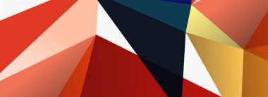 3d mozaik soyut arkaplan, düşük poli şekilli geometrik tasarım