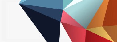 3d mozaik soyut arkaplan, düşük poli şekilli geometrik tasarım