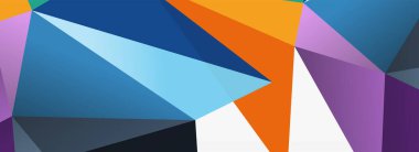 3d mozaik soyut arkaplan, düşük poli şekilli geometrik tasarım