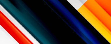 Gölge çizgileri, modern formlar, dikdörtgenler, kareler ve akışkan eğimlere sahip geometrik soyut arkaplanlar. Parlak renkli çizgiler serin arkaplanlar