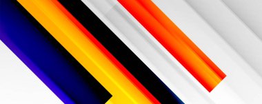 Gölge çizgileri, modern formlar, dikdörtgenler, kareler ve akışkan eğimlere sahip geometrik soyut arkaplanlar. Parlak renkli çizgiler serin arkaplanlar