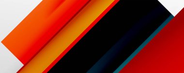 Gölge çizgileri, modern formlar, dikdörtgenler, kareler ve akışkan eğimlere sahip geometrik soyut arkaplanlar. Parlak renkli çizgiler serin arkaplanlar