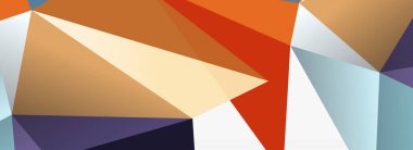 3d mozaik soyut arkaplan, düşük poli şekilli geometrik tasarım