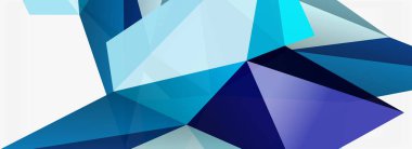 3d mozaik soyut arkaplan, düşük poli şekilli geometrik tasarım