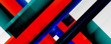 Gölge çizgileri, modern formlar, dikdörtgenler, kareler ve akışkan eğimlere sahip geometrik soyut arkaplanlar. Parlak renkli çizgiler serin arkaplanlar