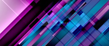 Sıvı renk eğiminde dinamik çizgiler. Metnin, logonuz veya grafikleriniz için modaylı geometrik soyut arkaplan