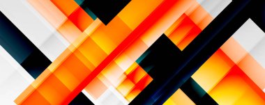 Gölge çizgileri, modern formlar, dikdörtgenler, kareler ve akışkan eğimlere sahip geometrik soyut arkaplanlar. Parlak renkli çizgiler serin arkaplanlar