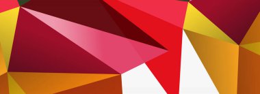 3d mozaik soyut arkaplan, düşük poli şekilli geometrik tasarım