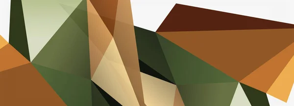 3D мозаїка абстрактний фон, геометричний дизайн низької форми — стоковий вектор