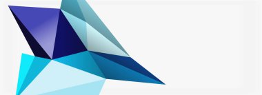 3d mozaik soyut arkaplan, düşük poli şekilli geometrik tasarım