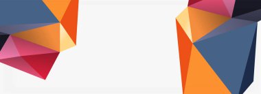 3d mozaik soyut arkaplan, düşük poli şekilli geometrik tasarım