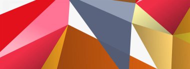 3d mozaik soyut arkaplan, düşük poli şekilli geometrik tasarım