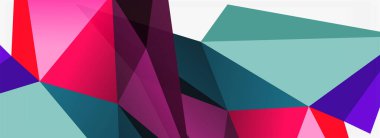 3d mozaik soyut arkaplan, düşük poli şekilli geometrik tasarım