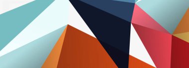 3d mozaik soyut arkaplan, düşük poli şekilli geometrik tasarım