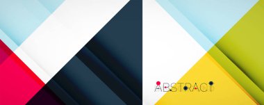 Geometrik soyut arkaplan. Tekno renk üçgen şekilleri. Kapaklar, afişler, el ilanları ve posterler ve diğer tasarımlar için vektör illüstrasyonu