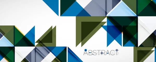 Fundo geométrico abstrato. Formas triangulares Techno cor. Ilustração vetorial para capas, banners, folhetos e cartazes e outros desenhos — Vetor de Stock