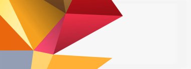 3d mozaik soyut arkaplan, düşük poli şekilli geometrik tasarım