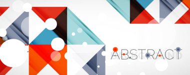 Vektör üçgen geometrik arkaplan kümesi. Kapaklar, afişler, el ilanları ve posterler ve diğer tasarımlar için vektör illüstrasyonu