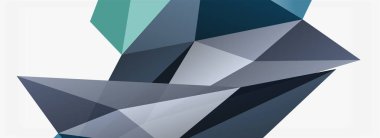 3d mozaik soyut arkaplan, düşük poli şekilli geometrik tasarım