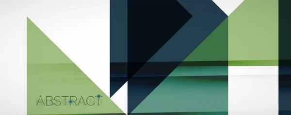 Set von geometrischen Vektordreieck-Hintergründen. Vektor-Illustration für Covers, Banner, Flyer, Poster und andere Designs — Stockvektor