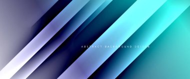 Dinamik diyagonal çizgileri olan akışkan eğimler soyut arkaplan. Dinamik ışık ve gölge efektleriyle parlak renkler. Vektör duvar kağıdı veya poster