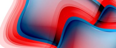 Çemberler ve baloncuklar soyut arka plan. Web pankartı, uygulama veya poster için sıvı yuvarlak şekiller