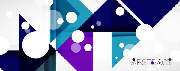 Geometryczne abstrakcyjne tło. Techno kształty trójkąta kolorów. Ilustracja wektorowa osłon, transparentów, ulotek i plakatów oraz pozostałych wzorów — Wektor stockowy
