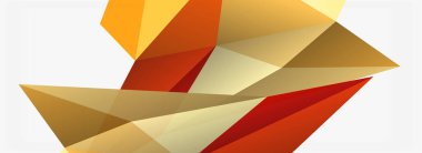 3d mozaik soyut arkaplan, düşük poli şekilli geometrik tasarım