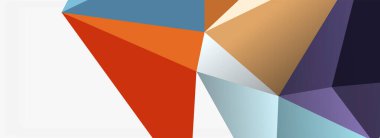 3d mozaik soyut arkaplan, düşük poli şekilli geometrik tasarım