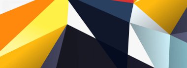 3d mozaik soyut arkaplan, düşük poli şekilli geometrik tasarım