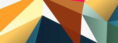 3d mozaik soyut arkaplan, düşük poli şekilli geometrik tasarım