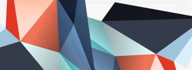 3d mozaik soyut arkaplan, düşük poli şekilli geometrik tasarım