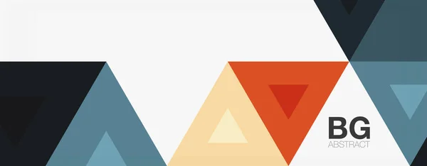 Мозаїчний трикутник абстрактний фон для обкладинки, банера, флаєра та плаката та іншого шаблону — стоковий вектор