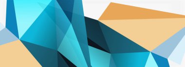 3d mozaik soyut arkaplan, düşük poli şekilli geometrik tasarım