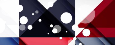 Geometrik soyut arkaplan. Tekno renk üçgen şekilleri. Kapaklar, afişler, el ilanları ve posterler ve diğer tasarımlar için vektör illüstrasyonu