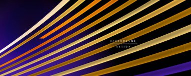 Soyut renkli çizgiler vektör arkaplanı. İnternet, büyük veri ve teknoloji bağlantıları kavramı, soyut şablon