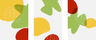 El çizimi karalama şekilleri, duvar resimleri, vektör soyut arka plan şablonları. A4 poster tasarımı veya kapaklar, afişler, broşürler için