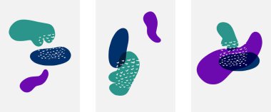 El çizimi karalama şekilleri, duvar resimleri, vektör soyut arka plan şablonları. A4 poster tasarımı veya kapaklar, afişler, broşürler için