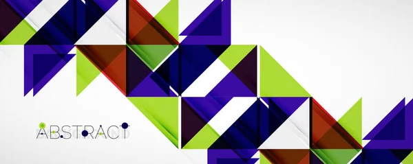 Набор геометрических фонов векторного треугольника. Векторная иллюстрация обложек, баннеров, листовок и плакатов и других конструкций — стоковый вектор