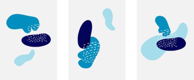 El çizimi karalama şekilleri, duvar resimleri, vektör soyut arka plan şablonları. A4 poster tasarımı veya kapaklar, afişler, broşürler için