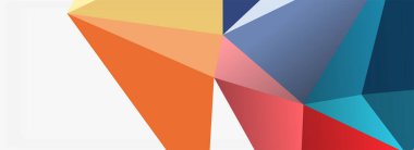 3d mozaik soyut arkaplan, düşük poli şekilli geometrik tasarım