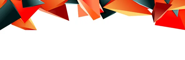 Треугольная мозаика абстрактный фон, 3d треугольные низкие формы поли. Геометрическая векторная иллюстрация для обложек, буклетов, листовок и плакатов и т.п. — стоковый вектор