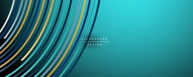 Soyut renkli çizgiler vektör arkaplanı. İnternet, büyük veri ve teknoloji bağlantıları kavramı, soyut şablon