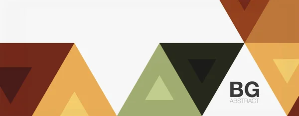 모세 삼각형의 추상적 인 배경을 나타내는 표지, 현수막, 전단, 포스터 및 기타 주형 — 스톡 벡터