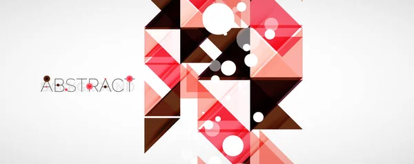 Γεωμετρικό αφηρημένο υπόβαθρο. Techno χρώμα τρίγωνο σχήματα. Εικονογράφηση διανυσμάτων για εξώφυλλα, πανό, φυλλάδια και αφίσες και άλλα σχέδια — Διανυσματικό Αρχείο