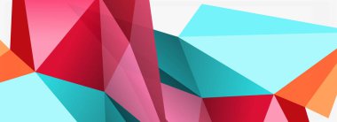 3d mozaik soyut arkaplan, düşük poli şekilli geometrik tasarım